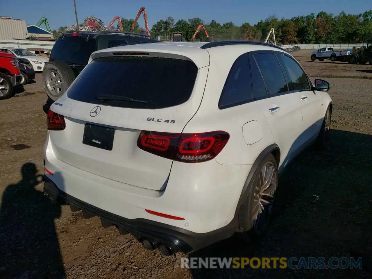 4 fotografías del automóvil dañado W1N0G6EB7MF989354 MERCEDES-BENZ GLC-CLASS 2021