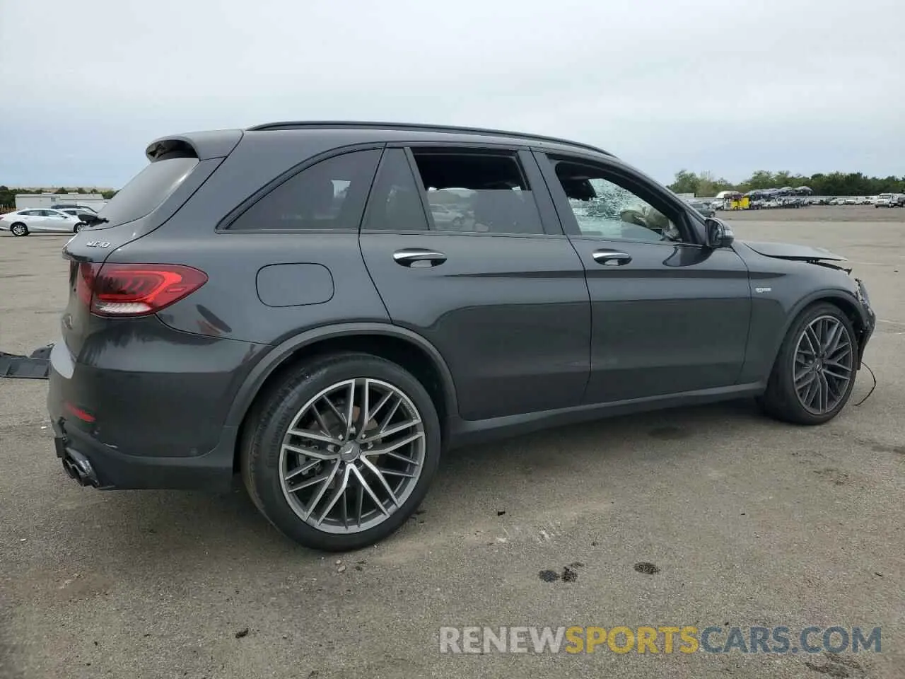 3 fotografías del automóvil dañado W1N0G6EB8MF891675 MERCEDES-BENZ GLC-CLASS 2021