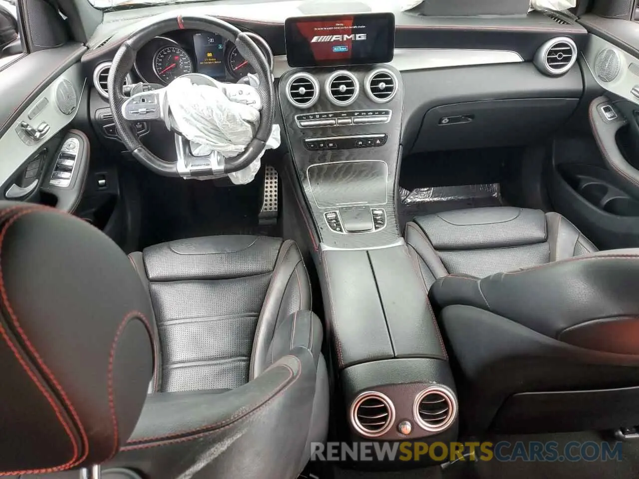 8 fotografías del automóvil dañado W1N0G6EB8MF891675 MERCEDES-BENZ GLC-CLASS 2021