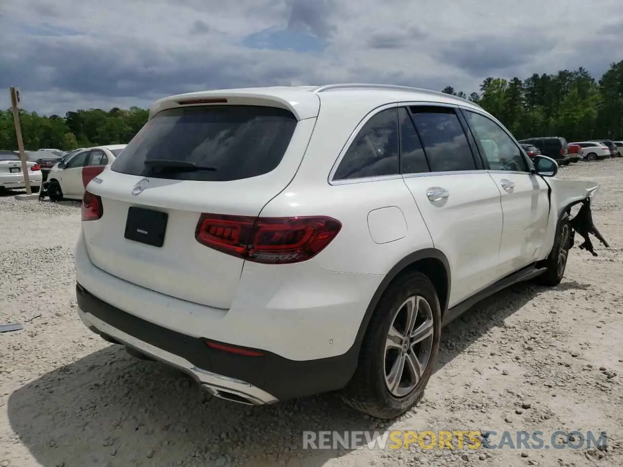 4 fotografías del automóvil dañado W1N0G8DB1MV294189 MERCEDES-BENZ GLC-CLASS 2021