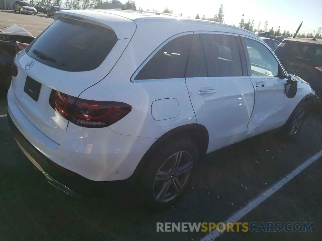 3 fotografías del automóvil dañado W1N0G8DB2MF971325 MERCEDES-BENZ GLC-CLASS 2021
