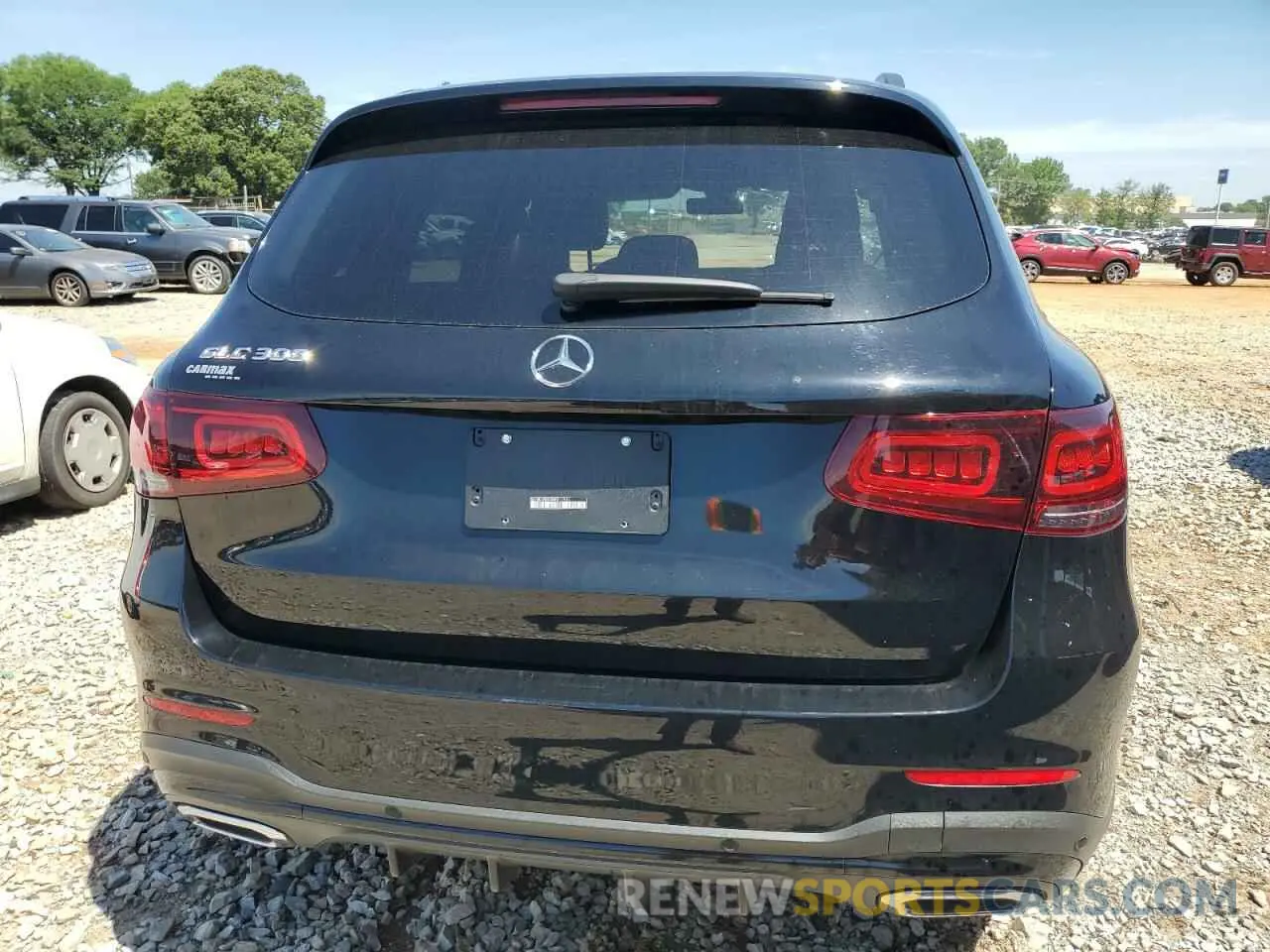 6 fotografías del automóvil dañado W1N0G8DB2MG011531 MERCEDES-BENZ GLC-CLASS 2021