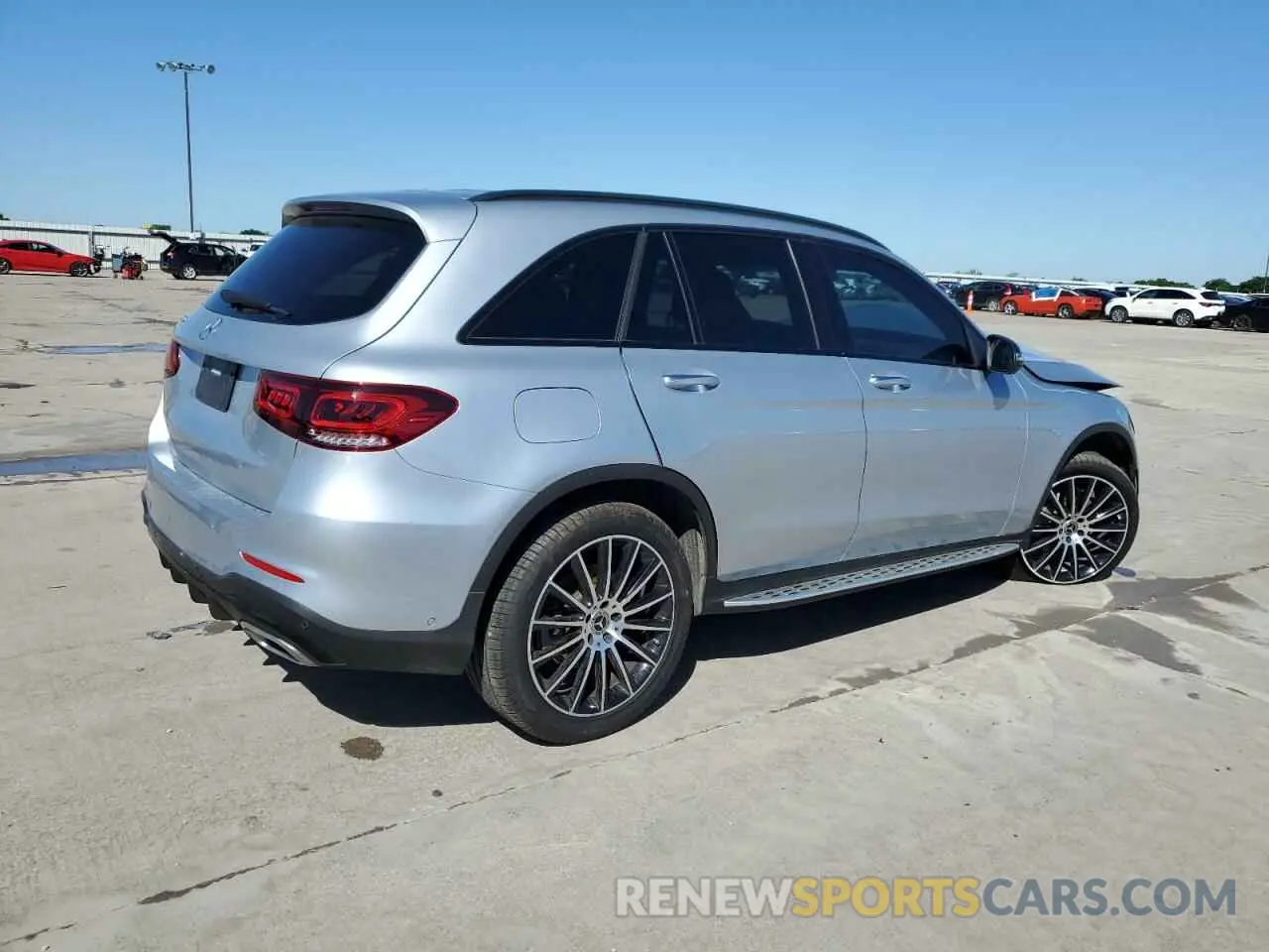 3 fotografías del automóvil dañado W1N0G8DB3MF927785 MERCEDES-BENZ GLC-CLASS 2021