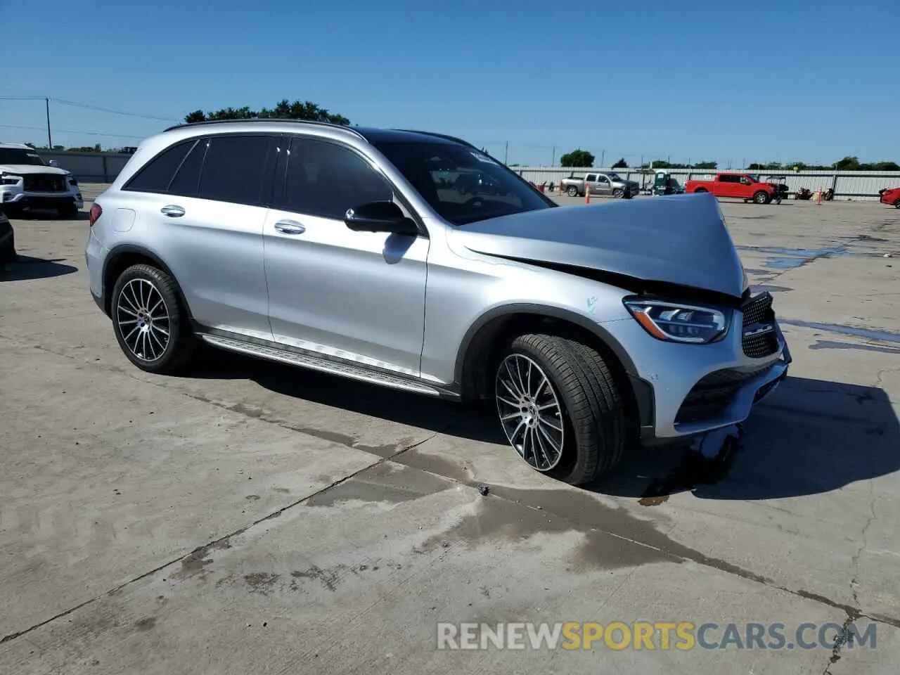 4 fotografías del automóvil dañado W1N0G8DB3MF927785 MERCEDES-BENZ GLC-CLASS 2021