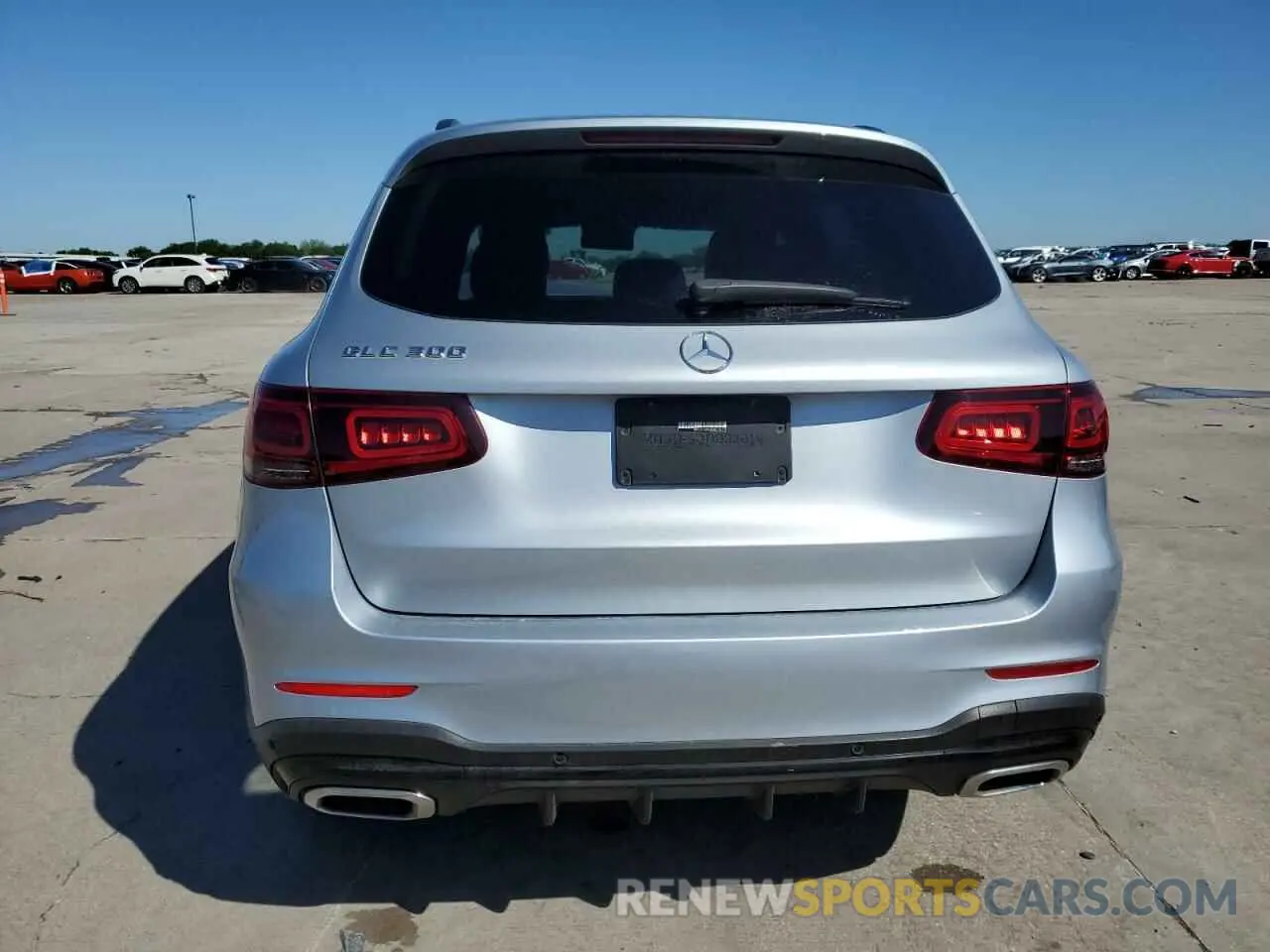 6 fotografías del automóvil dañado W1N0G8DB3MF927785 MERCEDES-BENZ GLC-CLASS 2021