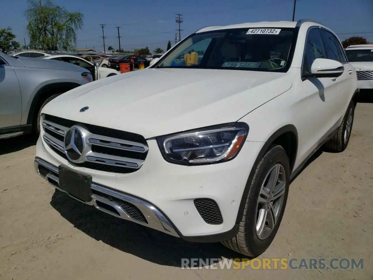 2 fotografías del automóvil dañado W1N0G8DB4MF941498 MERCEDES-BENZ GLC-CLASS 2021