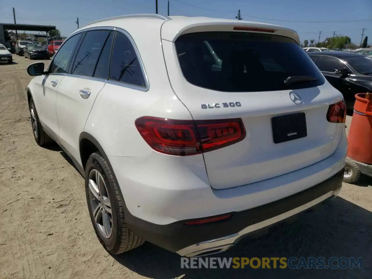 3 fotografías del automóvil dañado W1N0G8DB4MF941498 MERCEDES-BENZ GLC-CLASS 2021