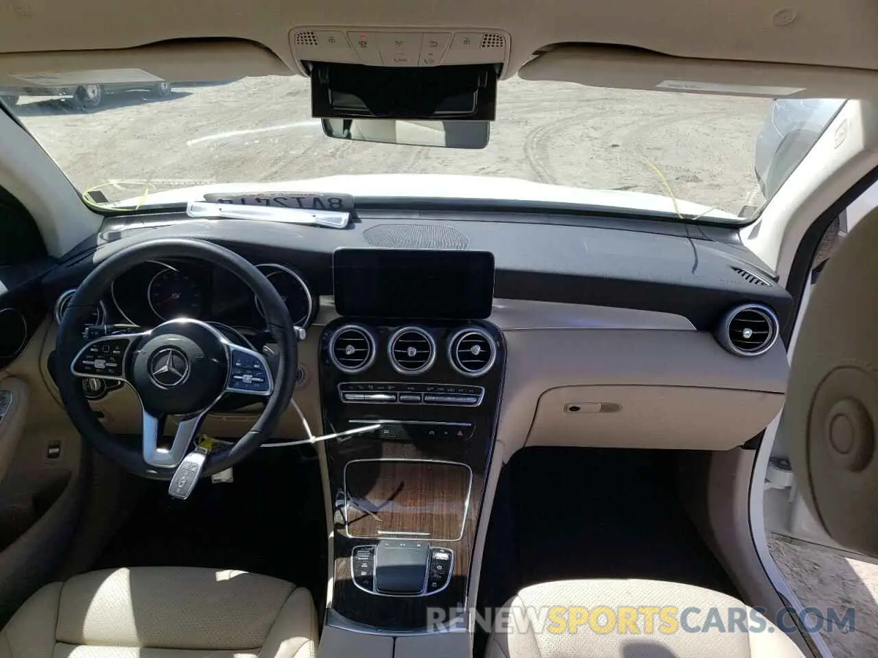 9 fotografías del automóvil dañado W1N0G8DB4MF941498 MERCEDES-BENZ GLC-CLASS 2021