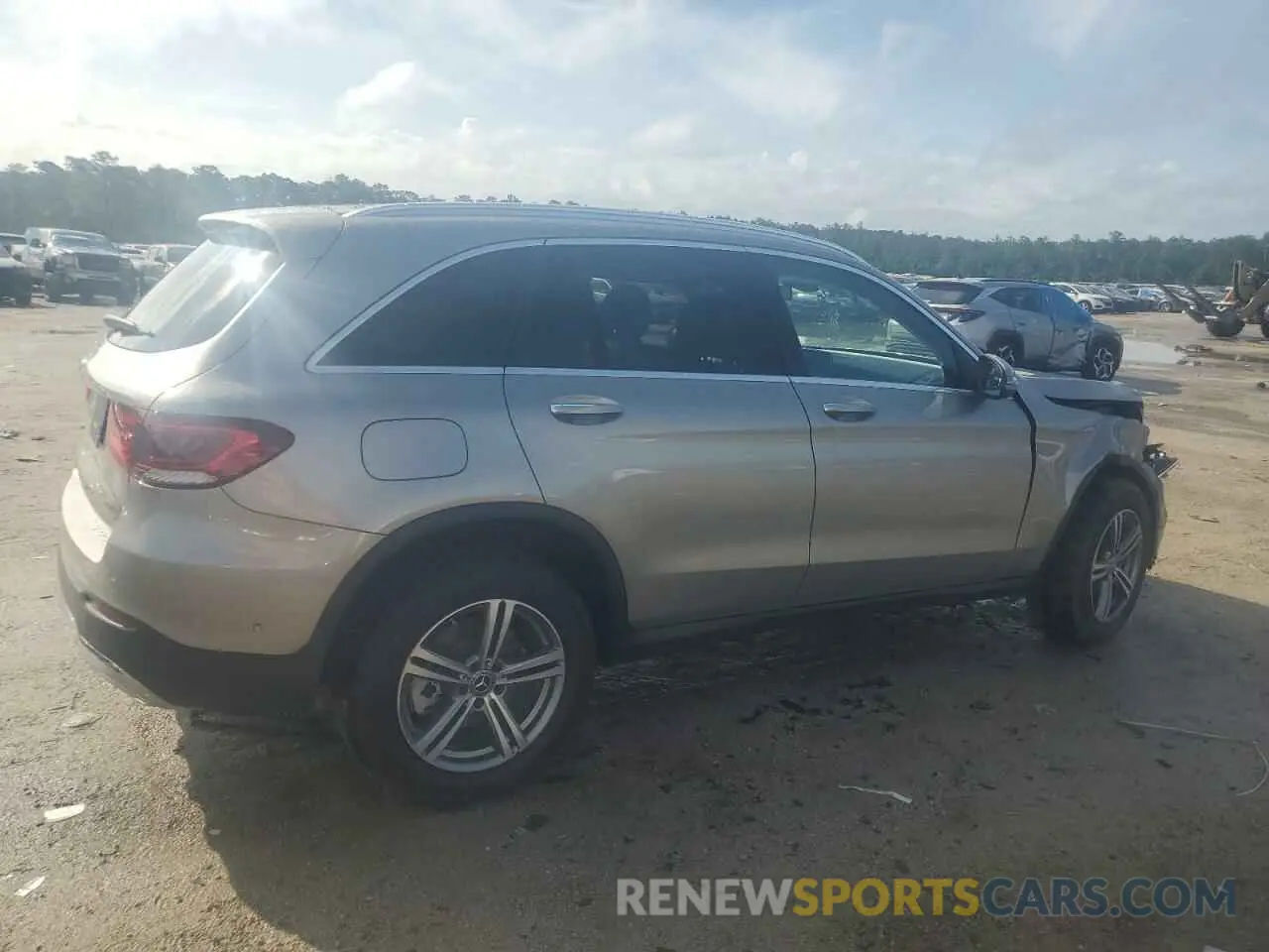 3 fotografías del automóvil dañado W1N0G8DB4MV279217 MERCEDES-BENZ GLC-CLASS 2021