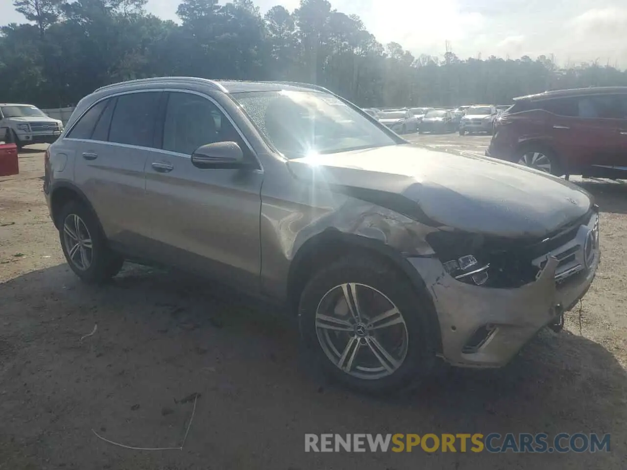 4 fotografías del automóvil dañado W1N0G8DB4MV279217 MERCEDES-BENZ GLC-CLASS 2021