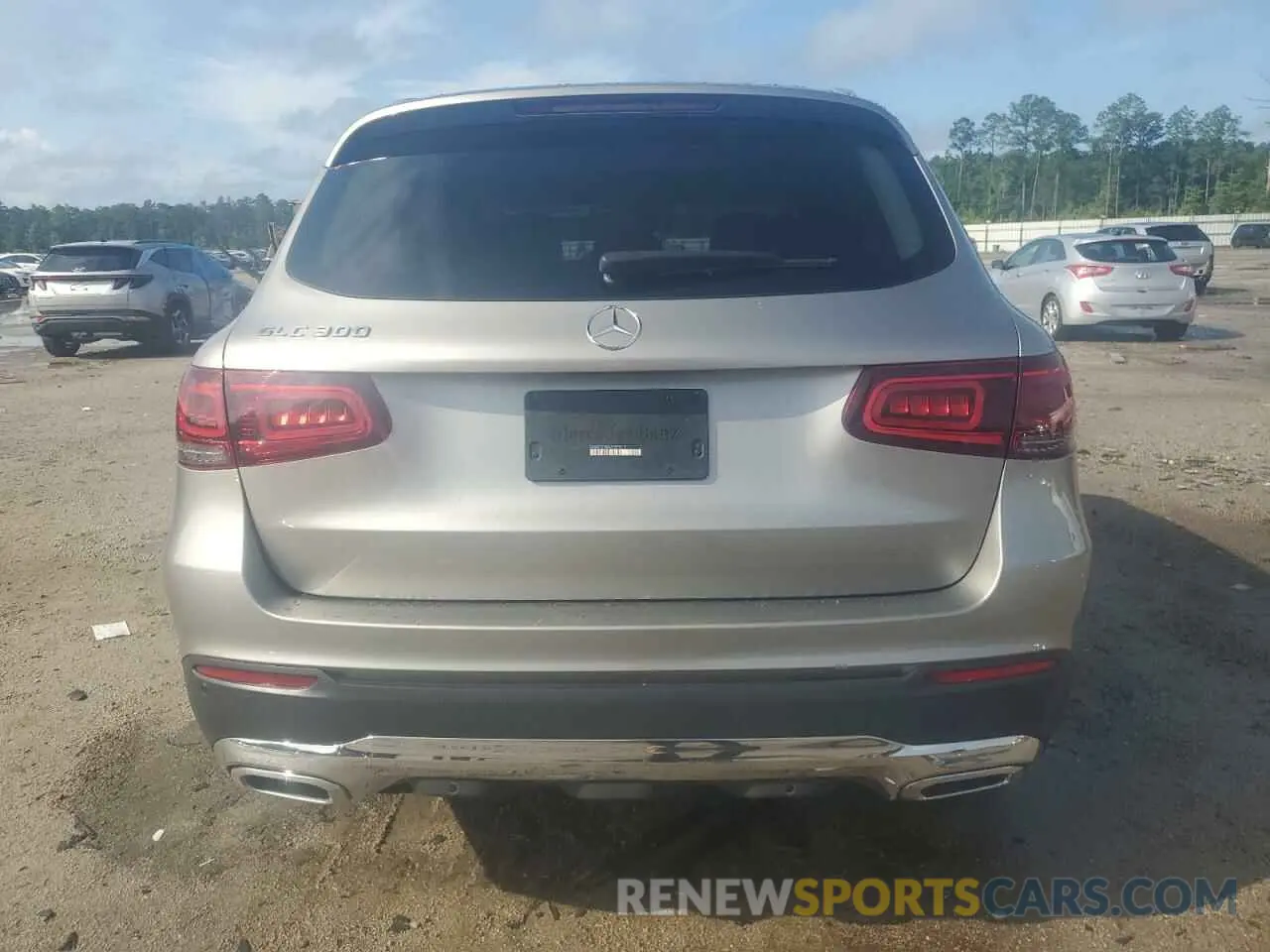 6 fotografías del automóvil dañado W1N0G8DB4MV279217 MERCEDES-BENZ GLC-CLASS 2021