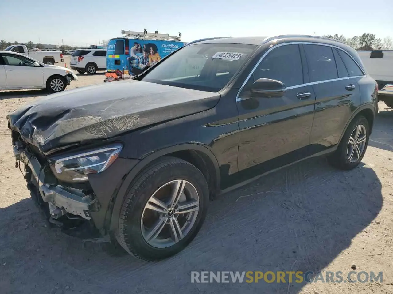 1 fotografías del automóvil dañado W1N0G8DB5MV264497 MERCEDES-BENZ GLC-CLASS 2021