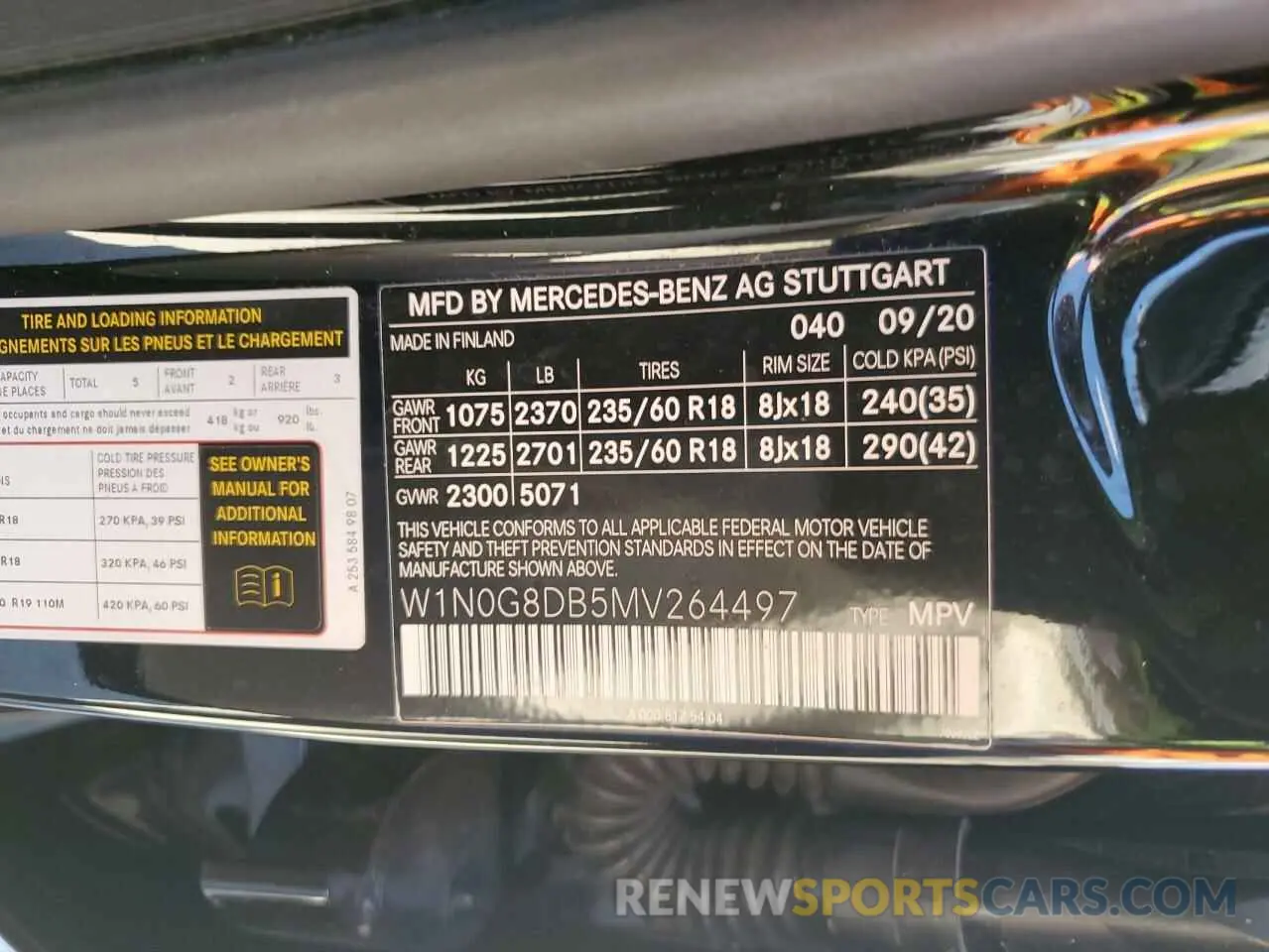 13 fotografías del automóvil dañado W1N0G8DB5MV264497 MERCEDES-BENZ GLC-CLASS 2021