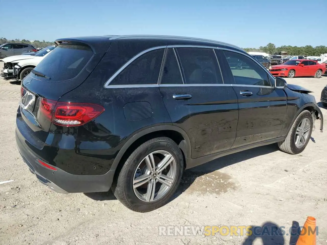3 fotografías del automóvil dañado W1N0G8DB5MV264497 MERCEDES-BENZ GLC-CLASS 2021