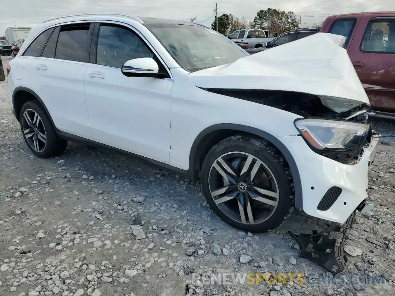 4 fotografías del automóvil dañado W1N0G8DB6MV267229 MERCEDES-BENZ GLC-CLASS 2021