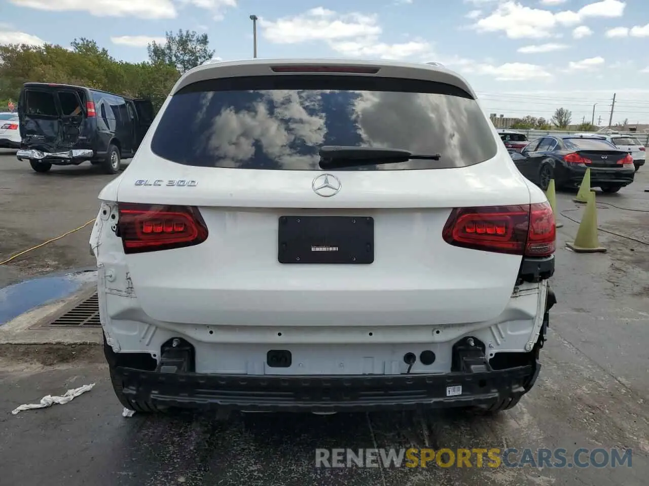 6 fotografías del automóvil dañado W1N0G8DB7MF869020 MERCEDES-BENZ GLC-CLASS 2021
