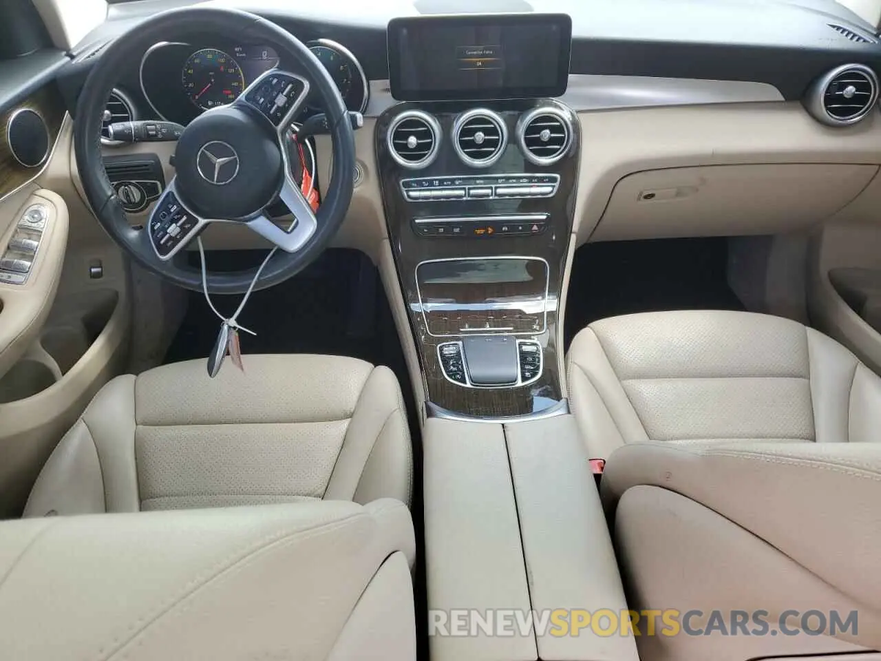 8 fotografías del automóvil dañado W1N0G8DB7MF869020 MERCEDES-BENZ GLC-CLASS 2021