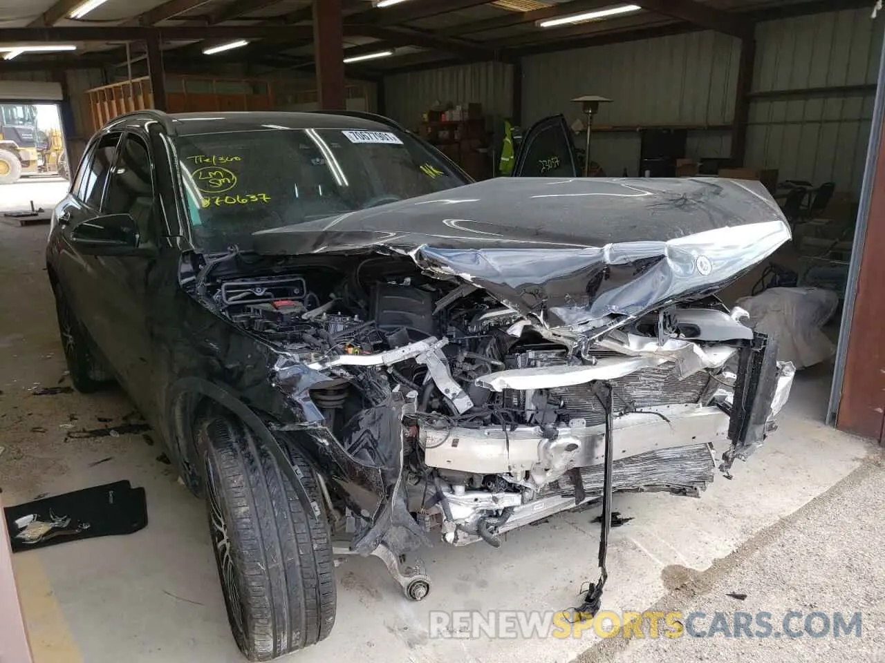 1 fotografías del automóvil dañado W1N0G8DB9MF870637 MERCEDES-BENZ GLC-CLASS 2021