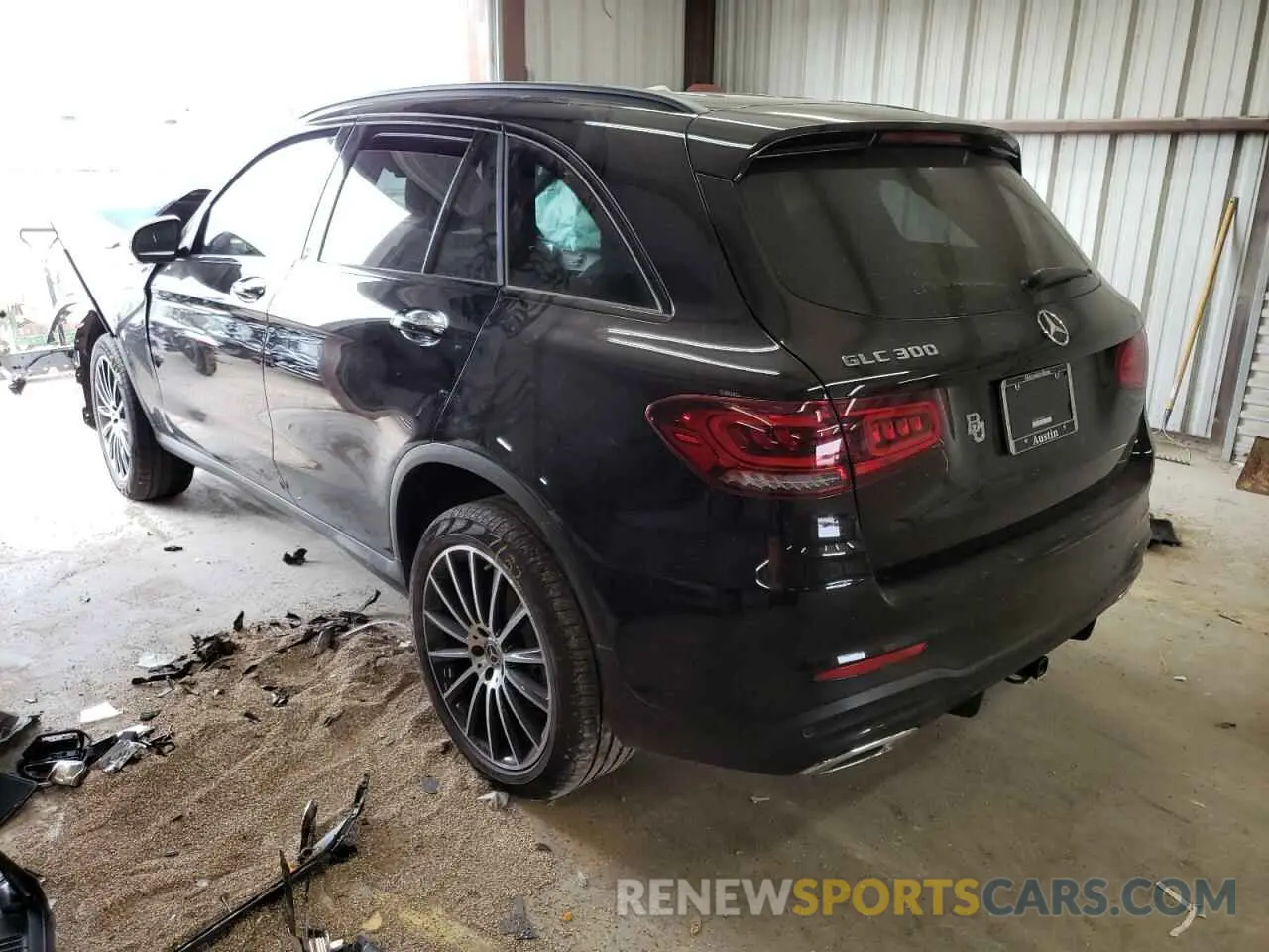 3 fotografías del automóvil dañado W1N0G8DB9MF870637 MERCEDES-BENZ GLC-CLASS 2021
