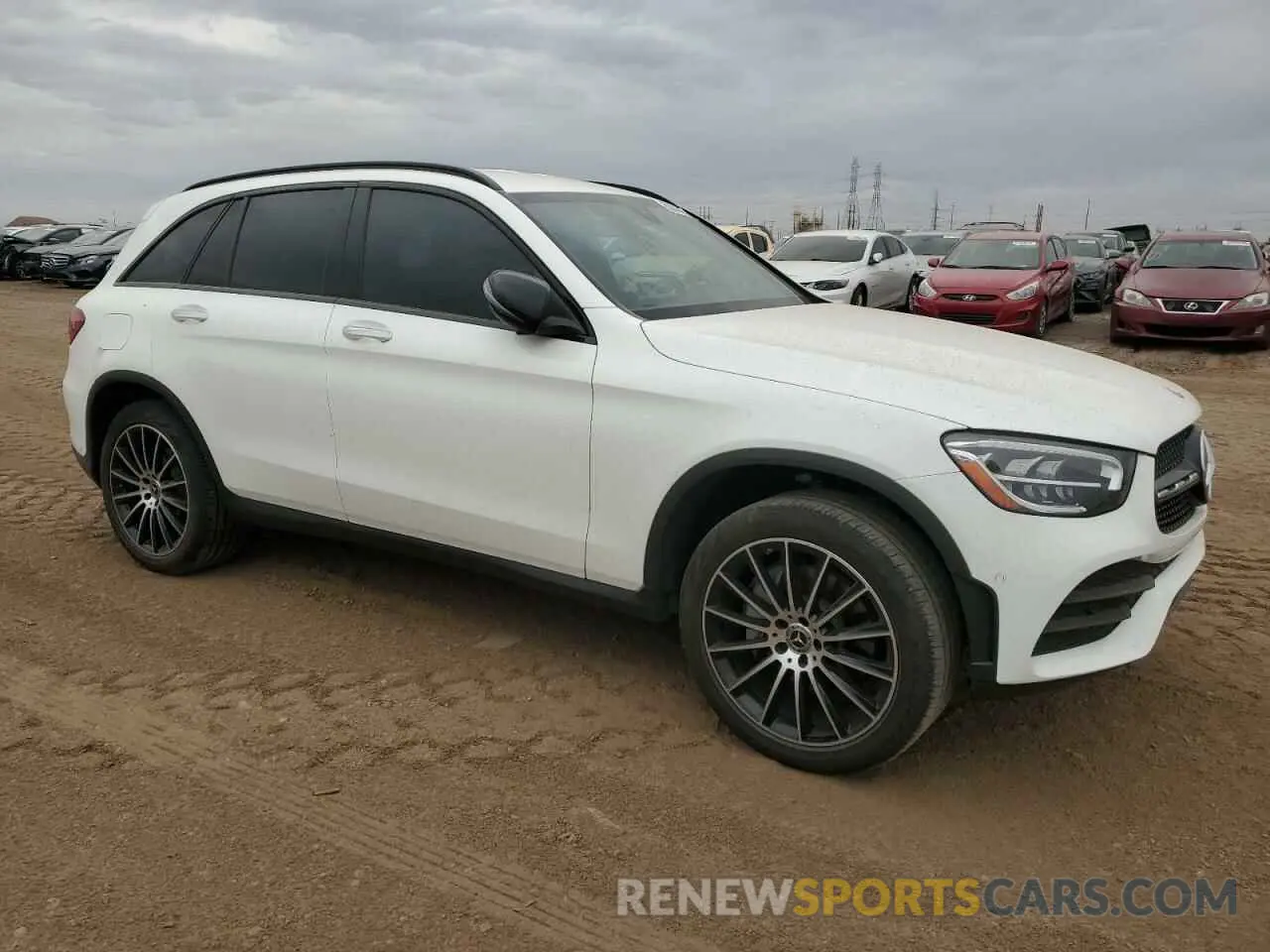 4 fotografías del automóvil dañado W1N0G8DB9MV324085 MERCEDES-BENZ GLC-CLASS 2021