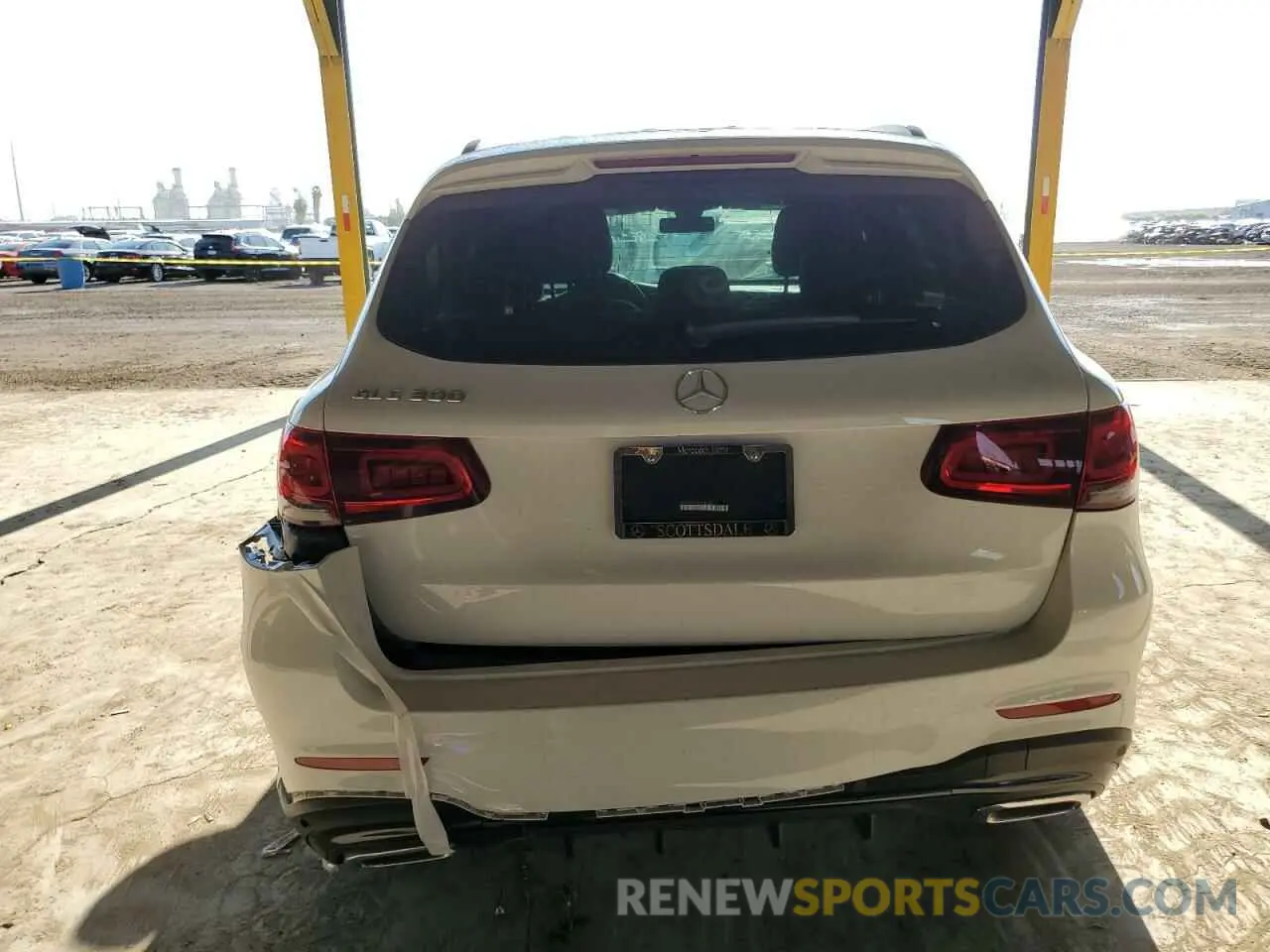 6 fotografías del automóvil dañado W1N0G8DB9MV324085 MERCEDES-BENZ GLC-CLASS 2021
