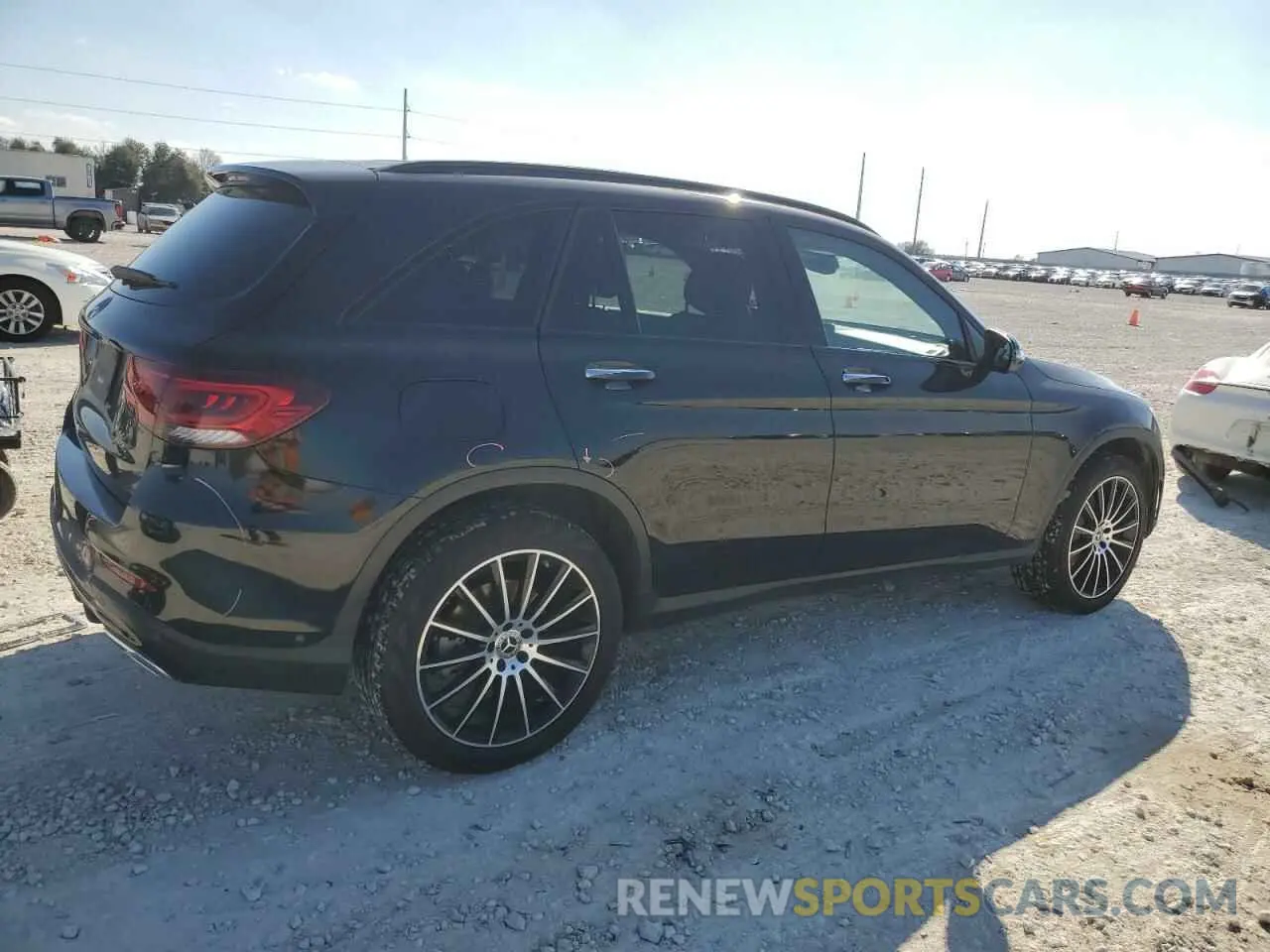 3 fotografías del automóvil dañado W1N0G8DBXMV321941 MERCEDES-BENZ GLC-CLASS 2021
