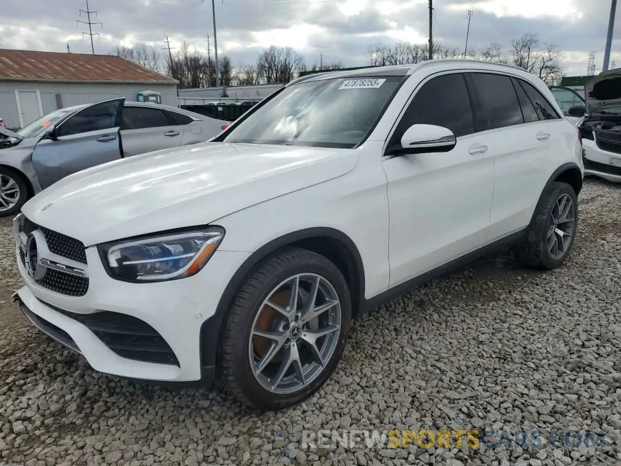 1 fotografías del automóvil dañado W1N0G8EB0MF877510 MERCEDES-BENZ GLC-CLASS 2021