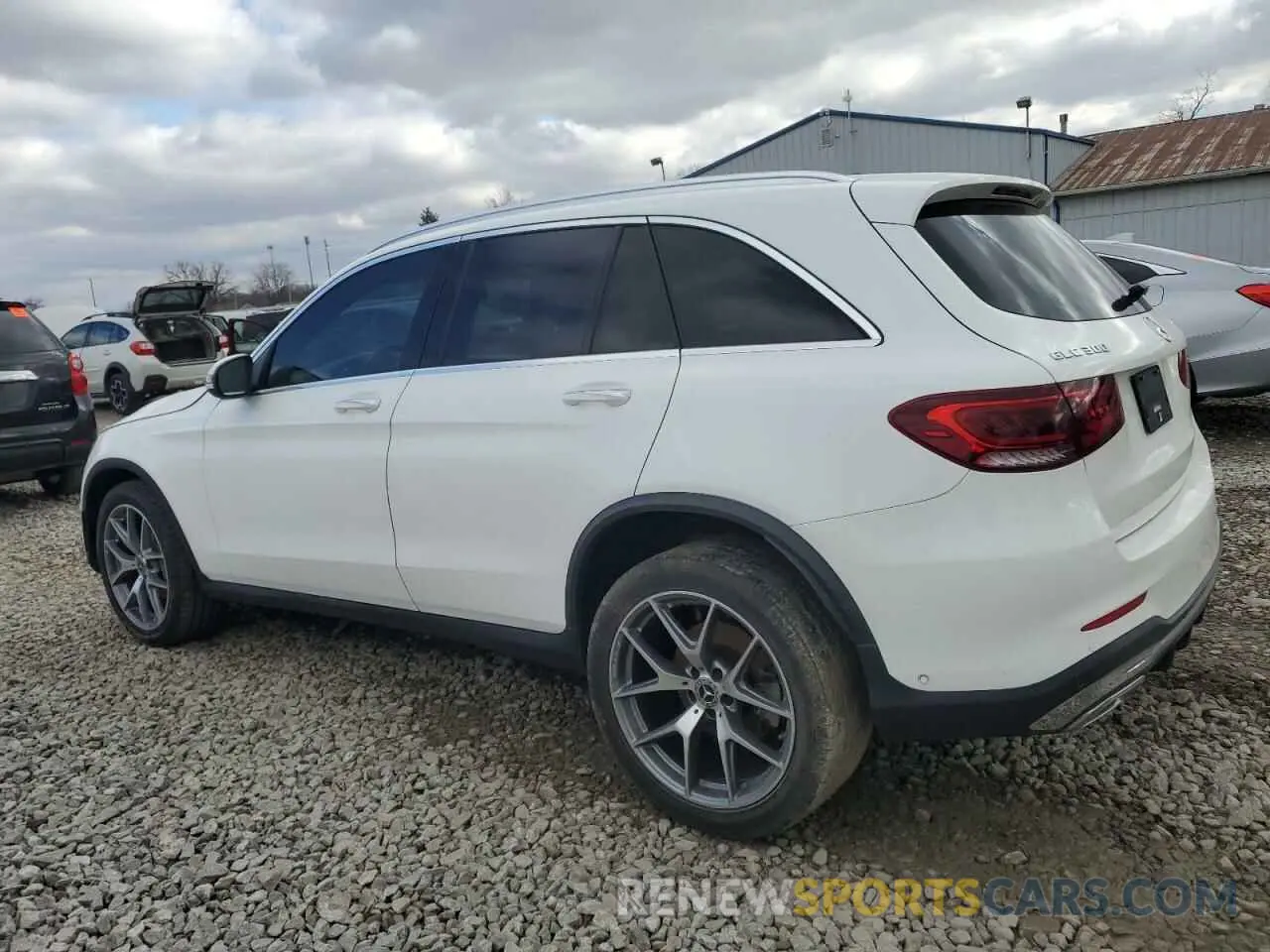 2 fotografías del automóvil dañado W1N0G8EB0MF877510 MERCEDES-BENZ GLC-CLASS 2021