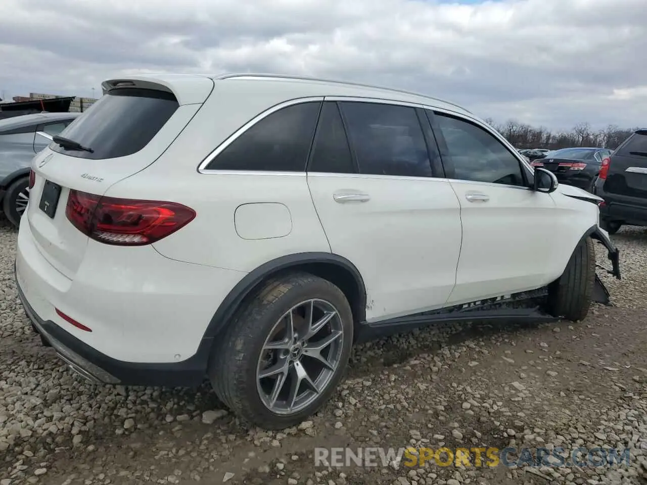 3 fotografías del automóvil dañado W1N0G8EB0MF877510 MERCEDES-BENZ GLC-CLASS 2021