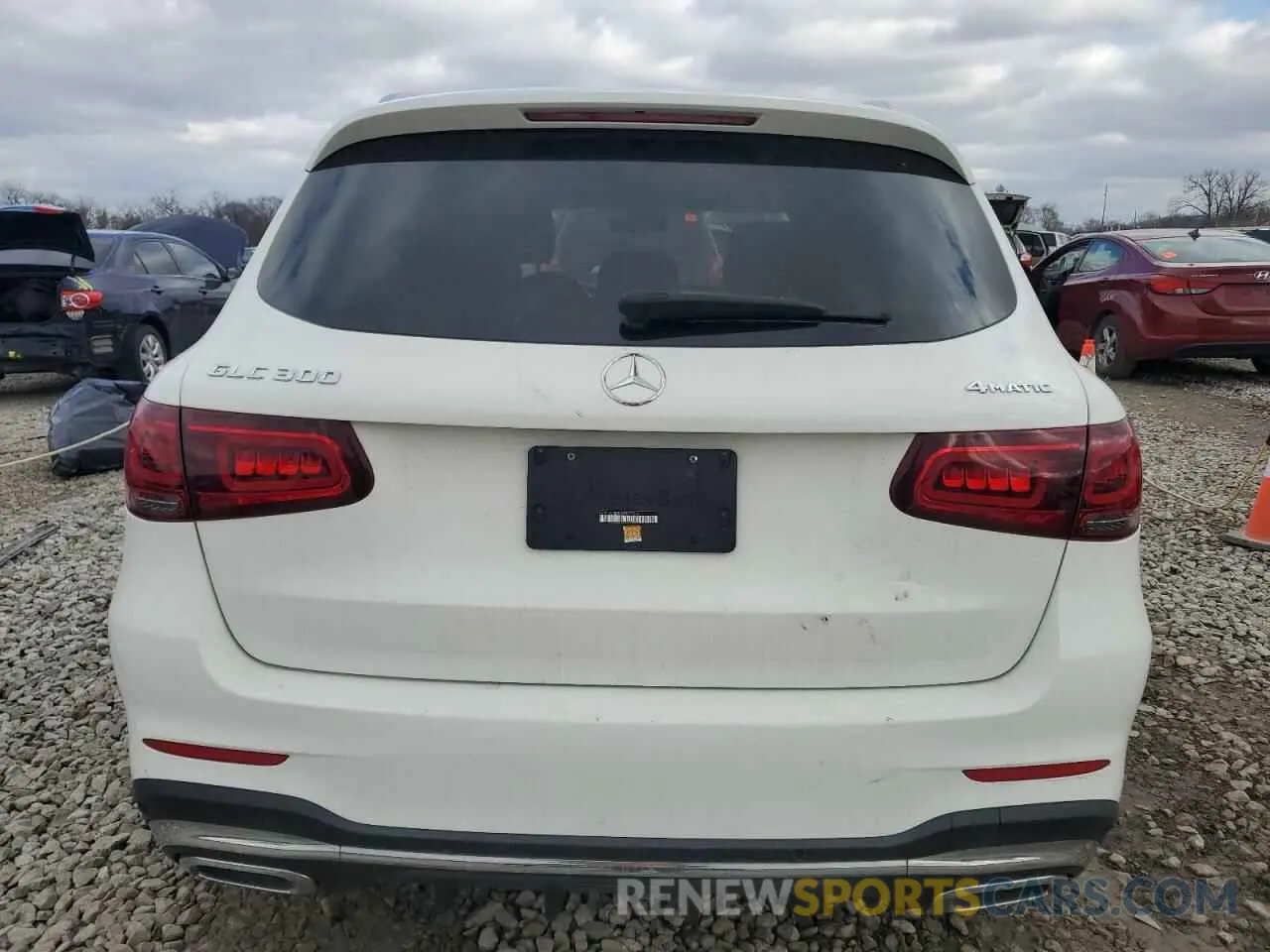 6 fotografías del automóvil dañado W1N0G8EB0MF877510 MERCEDES-BENZ GLC-CLASS 2021