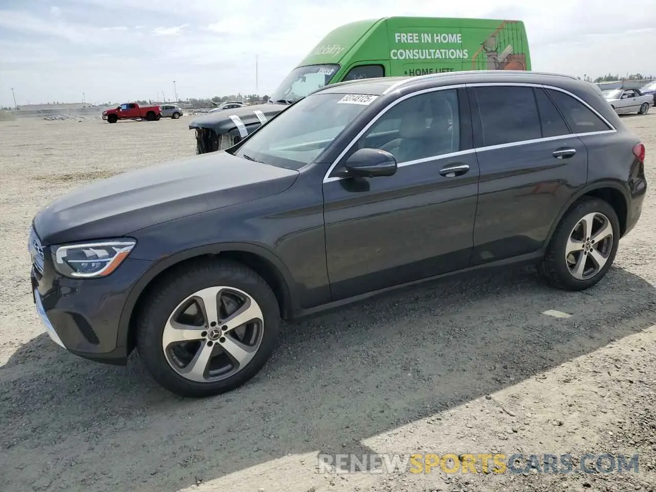 1 fotografías del automóvil dañado W1N0G8EB1MF924477 MERCEDES-BENZ GLC-CLASS 2021