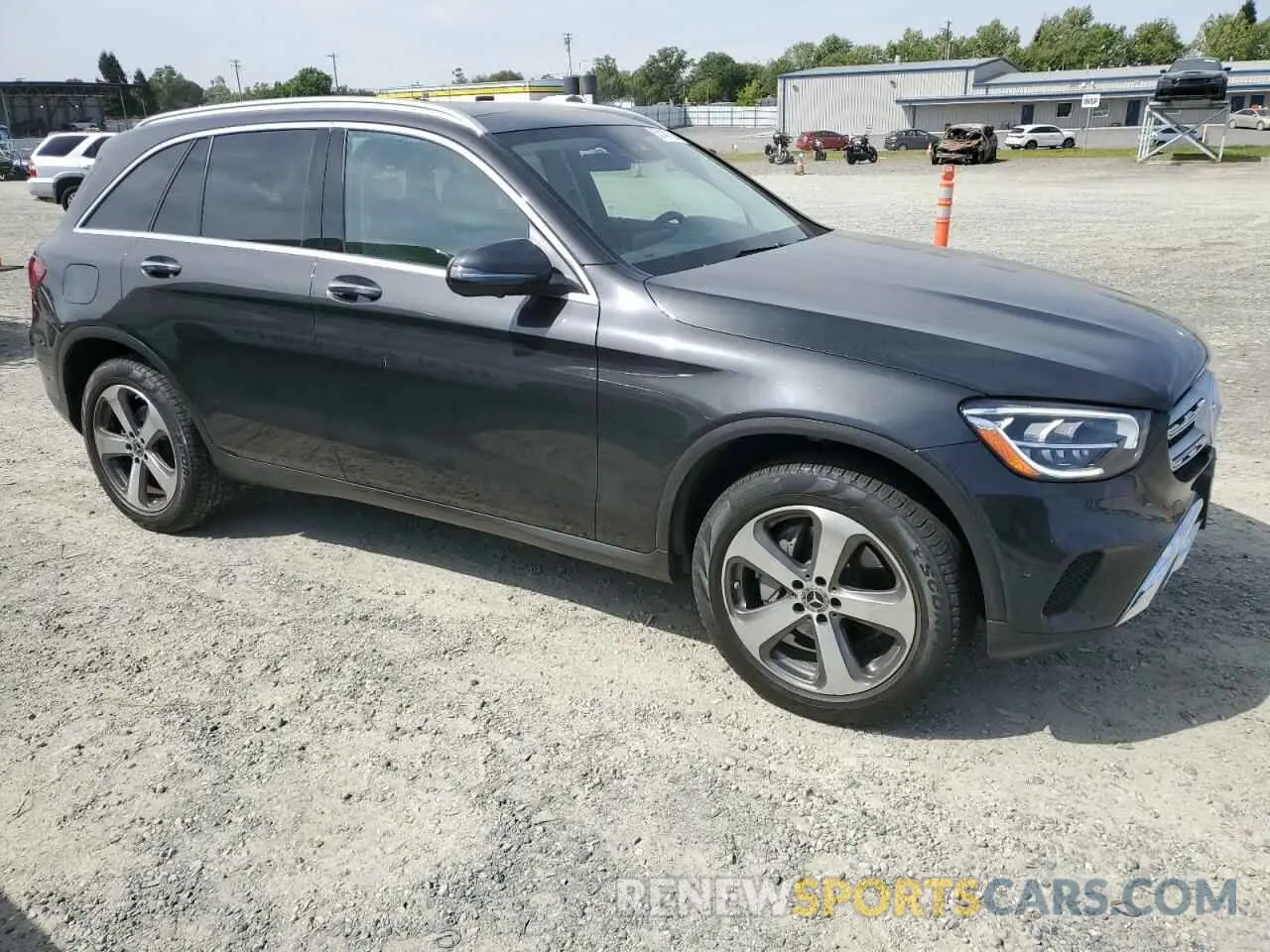 4 fotografías del automóvil dañado W1N0G8EB1MF924477 MERCEDES-BENZ GLC-CLASS 2021