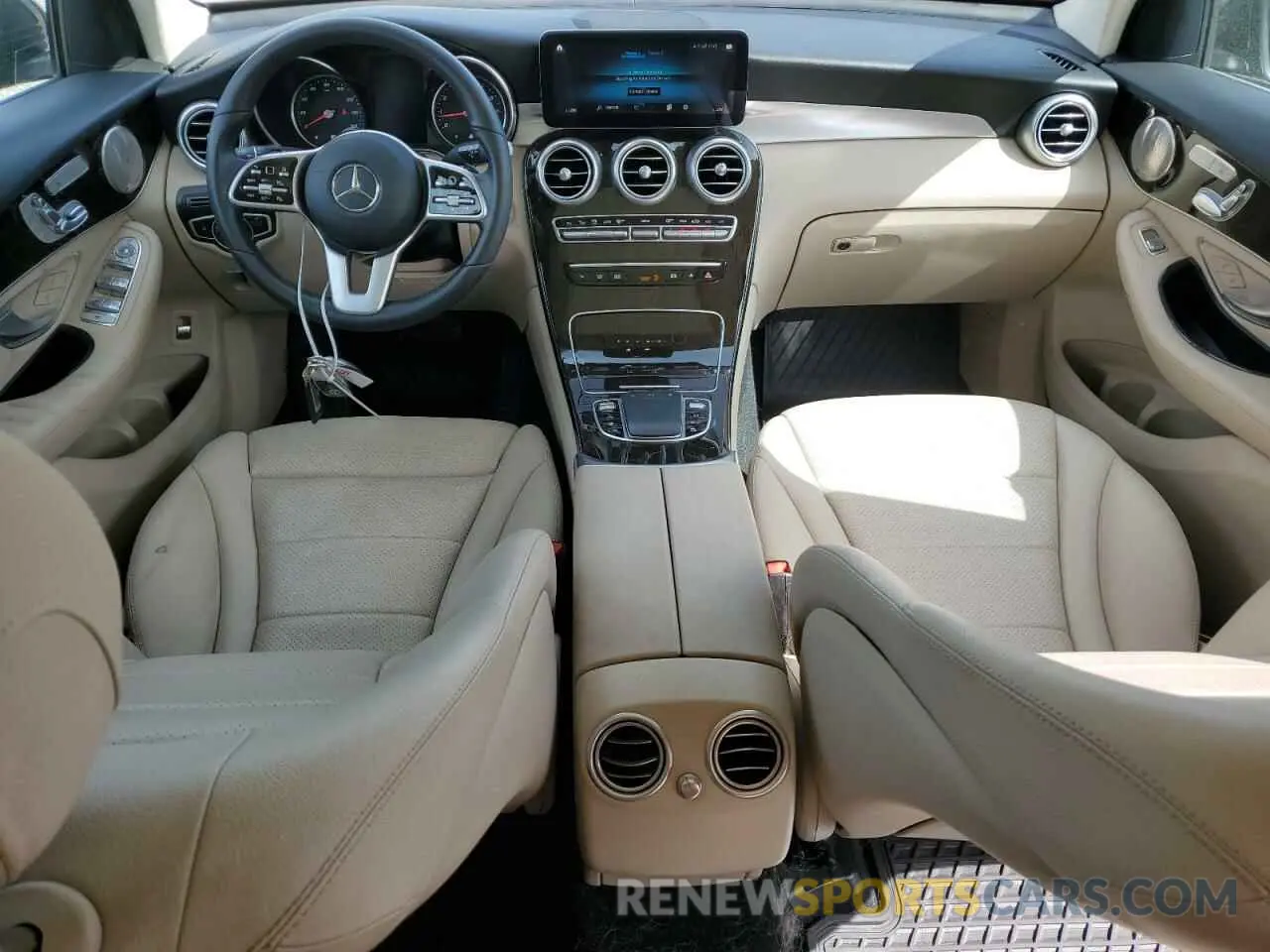 8 fotografías del automóvil dañado W1N0G8EB1MF924477 MERCEDES-BENZ GLC-CLASS 2021