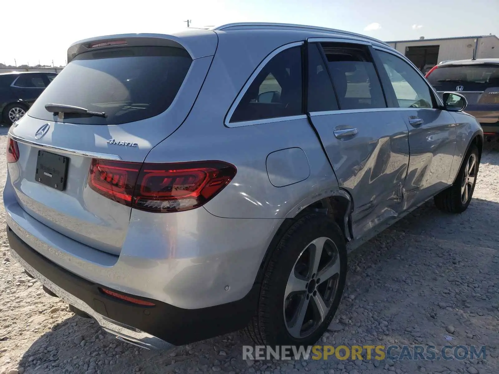 4 fotografías del automóvil dañado W1N0G8EB1MF966387 MERCEDES-BENZ GLC-CLASS 2021
