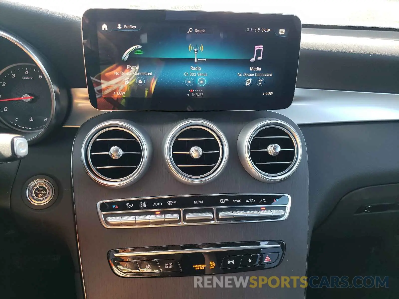 9 fotografías del automóvil dañado W1N0G8EB1MF966387 MERCEDES-BENZ GLC-CLASS 2021