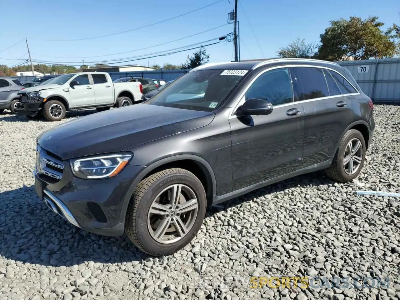 1 fotografías del automóvil dañado W1N0G8EB2MV287069 MERCEDES-BENZ GLC-CLASS 2021