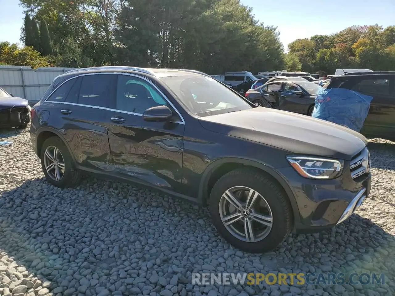 4 fotografías del automóvil dañado W1N0G8EB2MV287069 MERCEDES-BENZ GLC-CLASS 2021