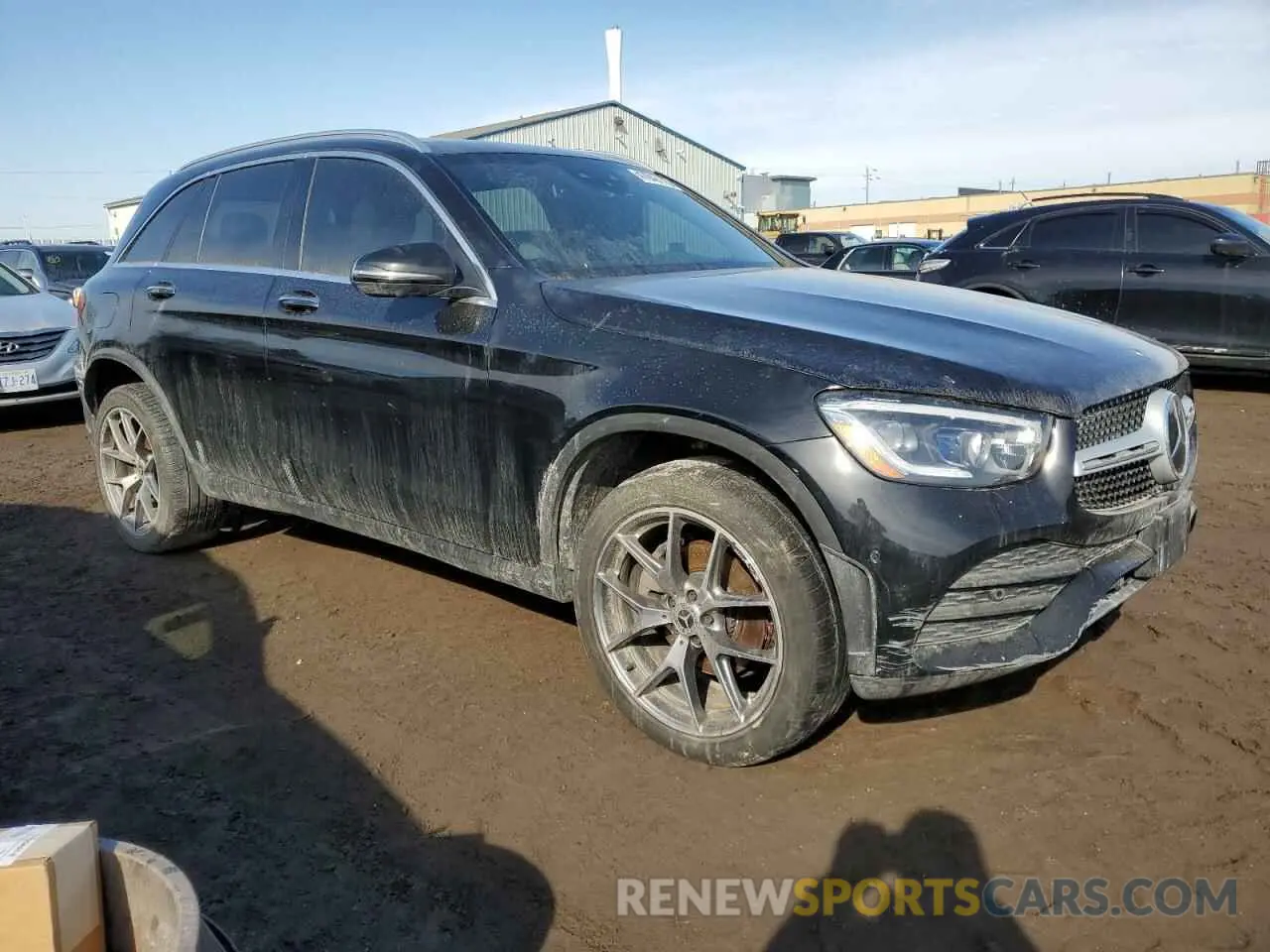 4 fotografías del automóvil dañado W1N0G8EB2MV300547 MERCEDES-BENZ GLC-CLASS 2021