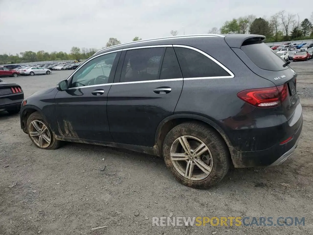 2 fotografías del automóvil dañado W1N0G8EB3MF961269 MERCEDES-BENZ GLC-CLASS 2021