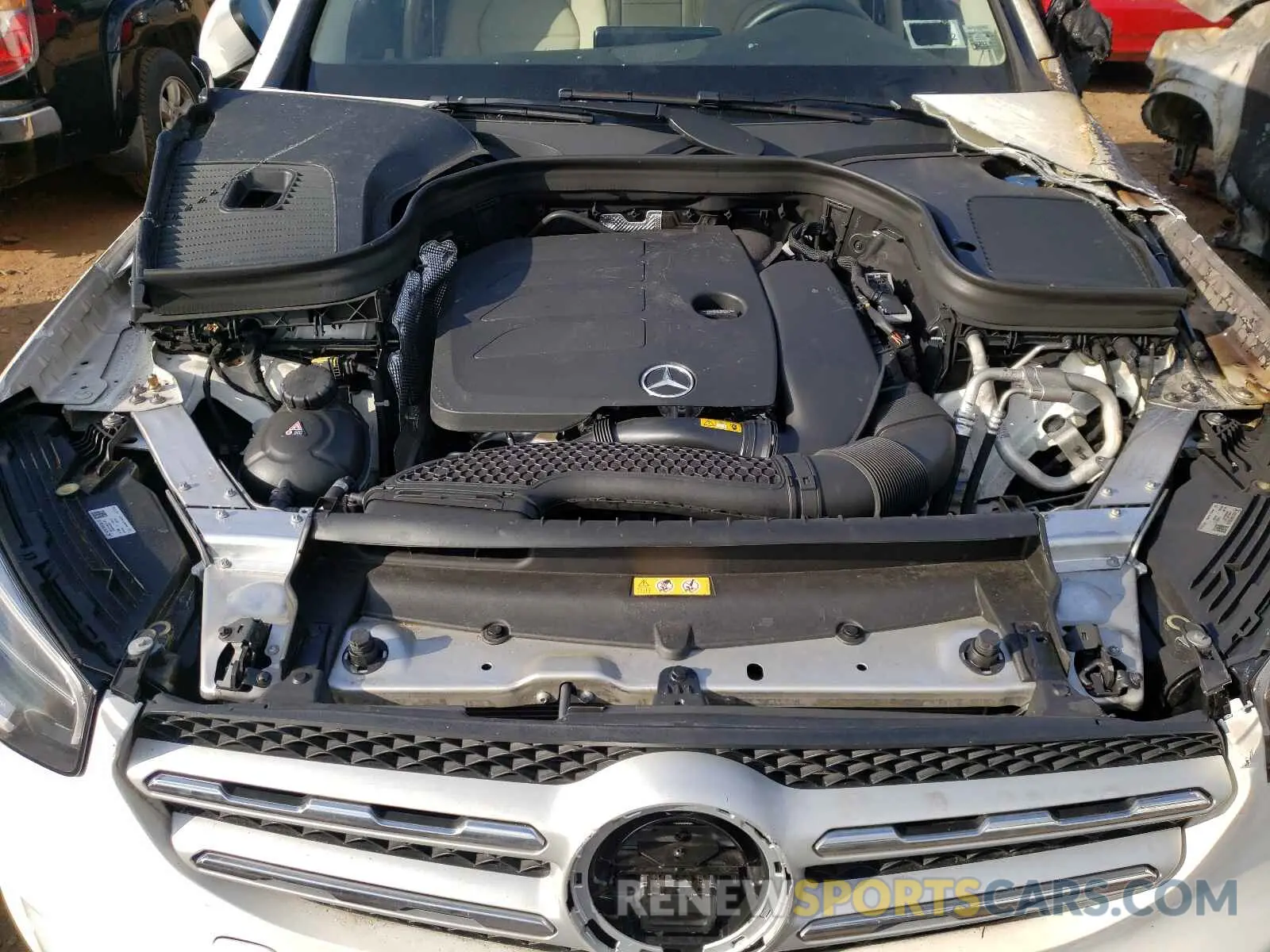 7 fotografías del automóvil dañado W1N0G8EB3MV296203 MERCEDES-BENZ GLC-CLASS 2021