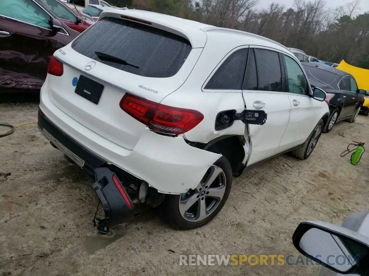 3 fotografías del automóvil dañado W1N0G8EB3MV307054 MERCEDES-BENZ GLC-CLASS 2021