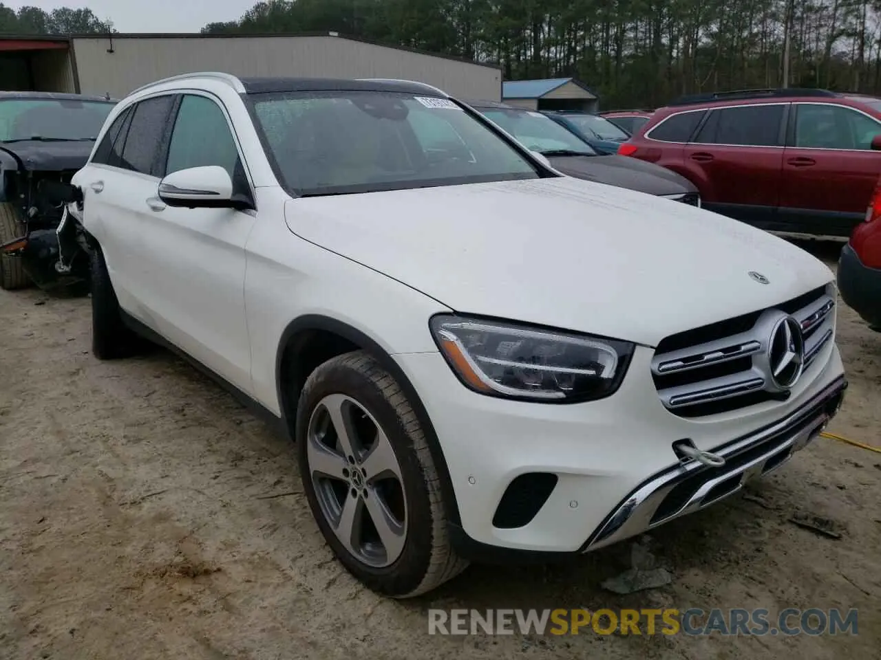4 fotografías del automóvil dañado W1N0G8EB3MV307054 MERCEDES-BENZ GLC-CLASS 2021