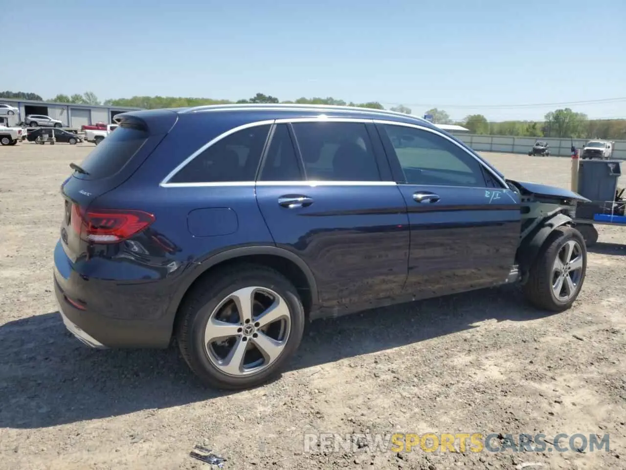 3 fotografías del automóvil dañado W1N0G8EB4MF878174 MERCEDES-BENZ GLC-CLASS 2021