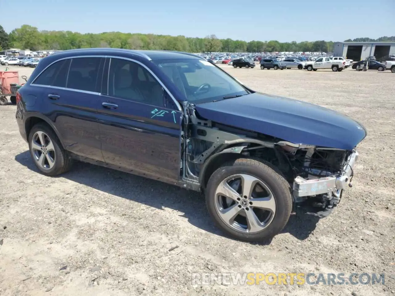 4 fotografías del automóvil dañado W1N0G8EB4MF878174 MERCEDES-BENZ GLC-CLASS 2021