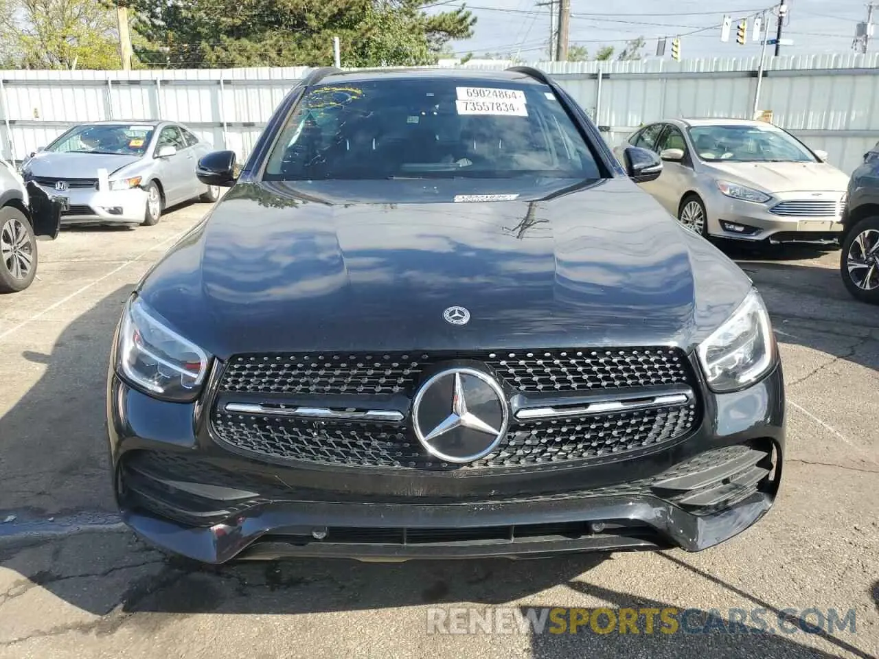 5 fotografías del automóvil dañado W1N0G8EB4MF933402 MERCEDES-BENZ GLC-CLASS 2021