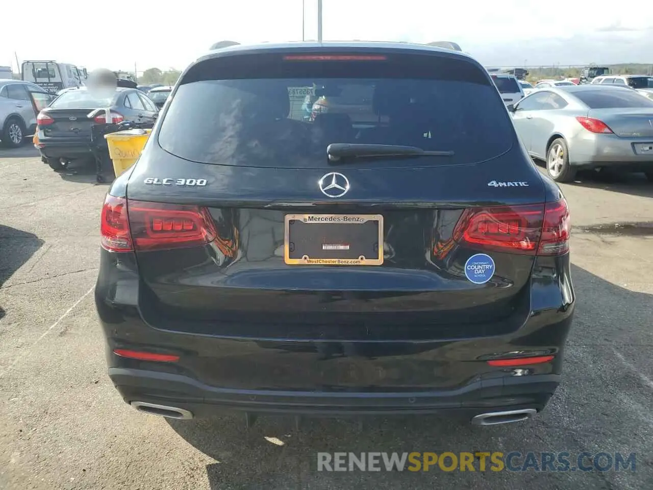 6 fotografías del automóvil dañado W1N0G8EB4MF933402 MERCEDES-BENZ GLC-CLASS 2021