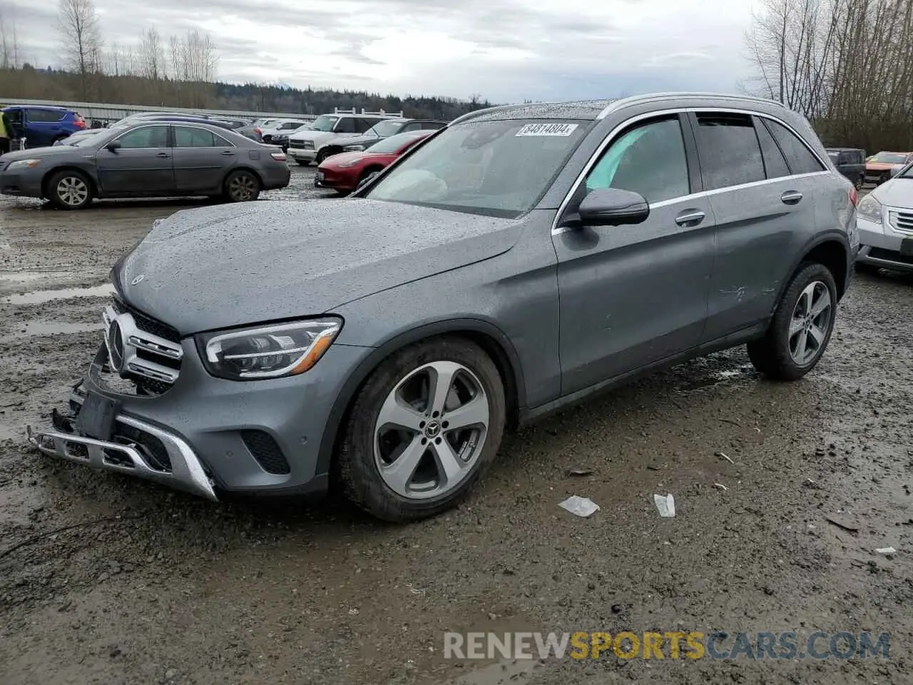1 fotografías del automóvil dañado W1N0G8EB4MV293326 MERCEDES-BENZ GLC-CLASS 2021