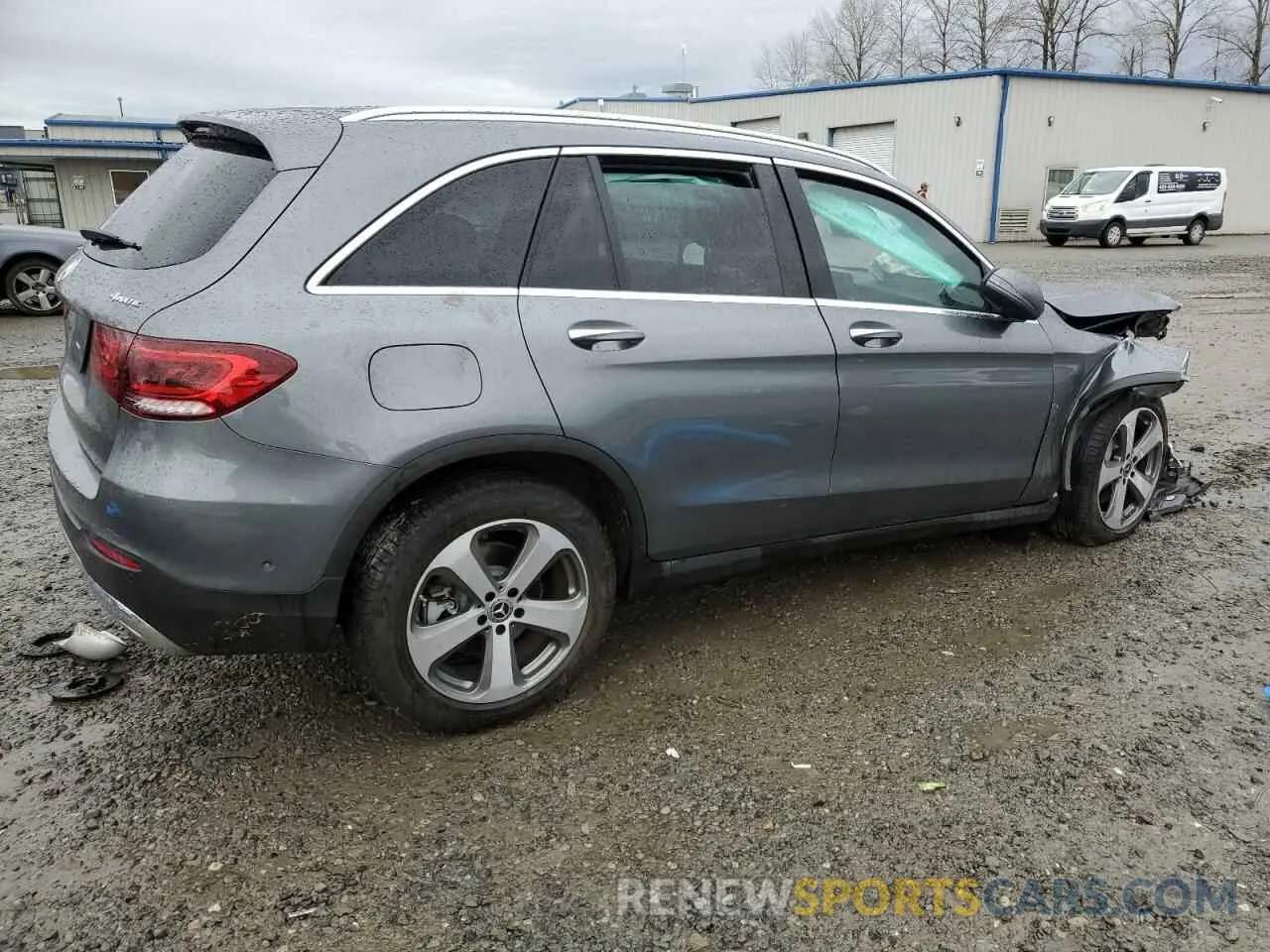 3 fotografías del automóvil dañado W1N0G8EB4MV293326 MERCEDES-BENZ GLC-CLASS 2021