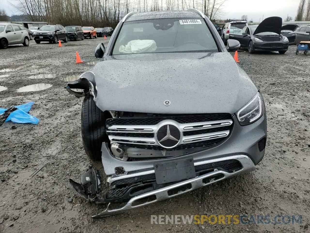 5 fotografías del automóvil dañado W1N0G8EB4MV293326 MERCEDES-BENZ GLC-CLASS 2021