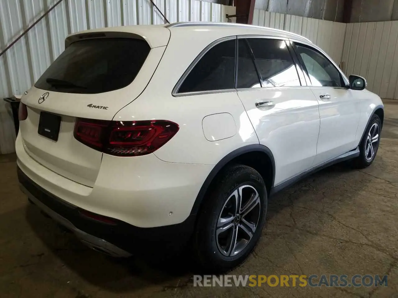 4 fotografías del automóvil dañado W1N0G8EB5MF920433 MERCEDES-BENZ GLC-CLASS 2021